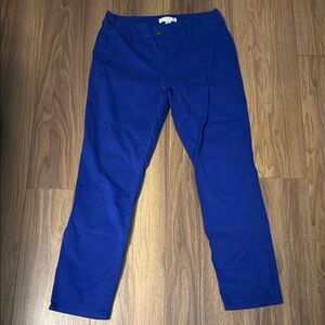 Chico's Blue Straight Leg Jeans Classic Fit